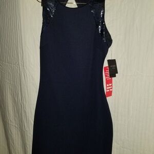NWT Guess Navy Dress with Sequines
